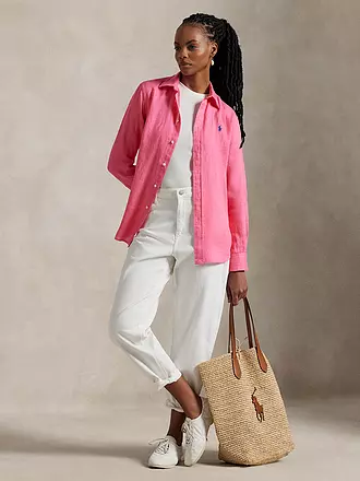 POLO RALPH LAUREN | Blouse en lin | pink